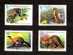 FORMOSE -TAIWAN 2012 - Faune, Petits Mammifères - 4 Val Neufs // Mnh - Ungebraucht