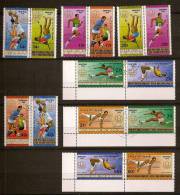 Burundi 1976 OBCn° 712-19 + PA LP 423-28 (°) Oblitéré Cancelled Cote 21,00 Euro  Sport - Gebraucht