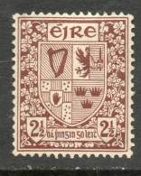 Ireland 1941 - 2½d Red-brown SG115 HM Cat £16 For MNH SG2020 1840-1970 Empire - See Details Below - Unused Stamps