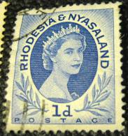 Rhodesia And Nyasaland 1954 Queen Elizabeth II 1d - Used - Rhodesien & Nyasaland (1954-1963)