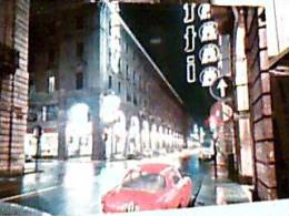 TORINO VIA ROME DI NOTTE   AUTO CAR  ALFA ROMEO GT  SPIDER VB1969  EB9694 - Transportmiddelen