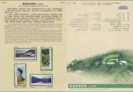 Folder 2006 Taiwan Scenery Stamps Park Geology Lake Waterfall Falls Landscape Gorge Rock - Agua