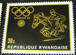 Rwanda 1971 Munich Olympics Showjumping 20c - Mint - Nuovi