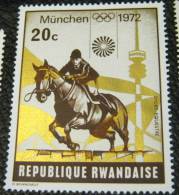 Rwanda 1972 Munich Olympics Showjumping 20c - Mint - Nuovi