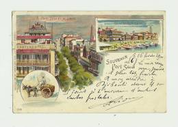 CPA   Port Said     Obl.1900   Maritimes -la Reunion A Marseille - Sage