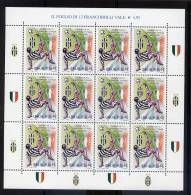 2002 MINIFOGLIO NUOVO JUVE - Blocks & Sheetlets