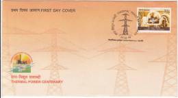 India 1999 FDC, Thermal Power, Electricity, Energy, Transmision Tower, - Electricity