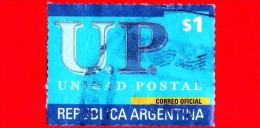 ARGENTINA - USATO - 2001 - U P - Unione Postale - $ 1 - Oblitérés