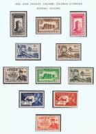 Fezzan  Yv Nr 43 - 53 MH/* - Unused Stamps