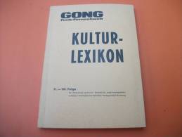 GONG Kulturlexikon 51.-100. Folge - Lexiques