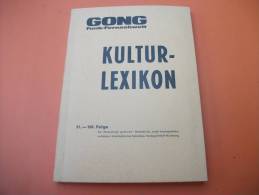 GONG Kulturlexikon 51.-100. Folge - Lexika