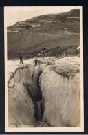 RB 908 - Early Real Photo Postcard - Climbing Mountaineering Alpism - Eigergletscher - Switzerland - Climbing