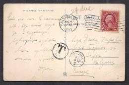 130105 / BRISTOL 1931 POSTAGE DUE 10 CENTIMES  TO BULGARIA - United States Etats-Unis USA - Briefe U. Dokumente