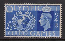GB 1948 KGV1 2 1/2d OLYMPIC GAMES MM BLUE STAMP SG 495.. ( G818 ) - Ongebruikt
