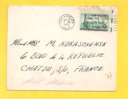 Lettre USA  Pour La France - Lettres & Documents