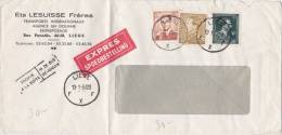 Lettre, 1959 Belgique, Expres LIEGE  /2494 - Briefe U. Dokumente