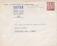 Lettre, 1965 Belgique, LIEGE, Laboratoire SAUTER, LIEGE CENTRE EUROPEEN DES GRANDS CONGRES /2499 - Briefe U. Dokumente