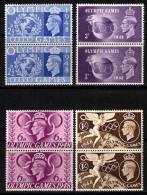GB Scott 271/274 - SG495/498, 1948 Olympic Games Set In Pairs MH* - Unused Stamps