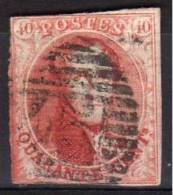 12A  Obl  Touché - 1858-1862 Médaillons (9/12)