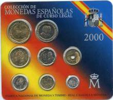 Espagne Spain Coffret Officiel BU 1 à 500 Pesetas 2000 KM MS 26 - Mint Sets & Proof Sets