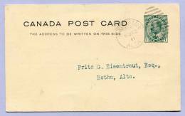 Post Card Canada Lacombe Experimantal Farm For Central Alberta To Botha Alta 1911 (597) - Covers & Documents