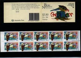 AUSTRALIA - 1990  $ 3.80 CHRISTMAS  BOOKLET  OVPT SYDNEY STAMP & COIN SHOW  MINT NH  SG SB73 - Booklets