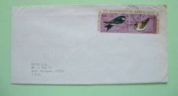 Burundi 1970 Cover To USA - Birds - Gebruikt