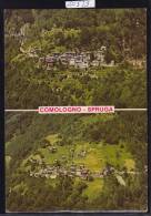 Comologno E Spruga - Valle Onsernone : 2 Vedute ; Form. 15 / 10 ; Pli D'angle (scan) (10´529) - Onsernone