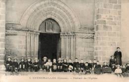 23....CREUSE.....CHENERAILLES.....PORTAIL DE L EGLISE.....NON. EC R IT E ..‹(•¿• )› - Chenerailles