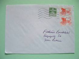 Denmark 1984 Cover To Fredericia - EUROPA CEPT Mail Cart - Cartas & Documentos