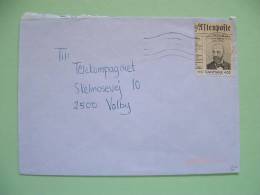 Denmark 2000 Cover To Valby - Newspaper - Prof. Deuntzer - Cartas & Documentos