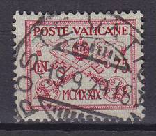 Vatican 1929 Mi. 7     75 C Päpstliches Wappen Deluxe Cancel !! - Usati