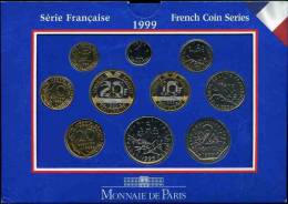 France Coffret Officiel BU 1 Centime à 20 Francs 1999 KM MS15 - BU, BE & Coffrets