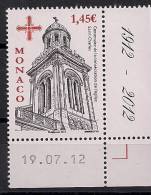 2012 Monaco Mi. 3102 **MNH  100. Jahrestag Der Weihe Der Kirche St. Charles. - Nuevos