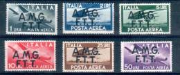 TRIESTE A 1947 Posta Aerea 6 Valori ** MNH ALTA QUALITA' - Poste Aérienne