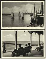 2 X Nordseebad Norderney  -  Hafen  -  Ansichtskarten Ca.1940    (1536) - Norderney