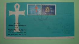 Netherlands Antilles (Curacao) 1963 FDC Cover To Holland - Mental Health - Antilles