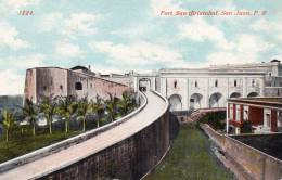 Fort San Christobal San Juan PR 1905 Postcard - Puerto Rico