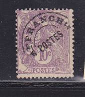 FRANCE PREO N° 43 10C VIOLET POINT SUR LE CERCLE EXTREME NEUF SANS GOMME - Used Stamps