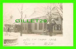 CABOT, VT - FIRST SNOW IN 1906 - UNDIVIDED - WRITTEN - - Autres & Non Classés