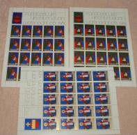 Liechtenstein Bogen   Michel Nr:  788-90  ** Postfrisch MNH   #B411 - Blokken