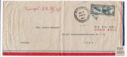 UNITED STATES - WW II. New York - Grand Central Annex, Cover, Year 1941, Air Mail, OKV German Censorship, Zensur - Cartas & Documentos