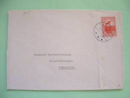 Denmark 1958 Cover Glostrup To Fredericia - Statue Of Frederik V - Horse - Lions Arms - Briefe U. Dokumente