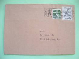 Denmark 1985 Cover From Lundeborg To Kobenhavn  - D Day - War Memorial Anchor - History Museum Suit Costume Cancel - Storia Postale