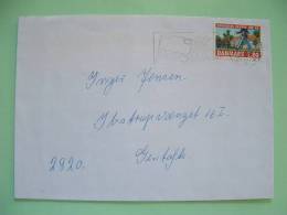 Denmark 1986 Cover To Gentafte - Military Uniform - Changing Of The Guard - Storia Postale