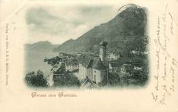 Suisse - Swiss - Schweiz - Pionnières - Pionnière - Gruss Aus Gersau - Circulé En 1899 - 2 Scans - état - Gersau