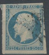 Lot N°21240   Variété/n°10, Oblit PC, Tache Blanche T De POSTES, Avec Voisins - 1852 Louis-Napoleon