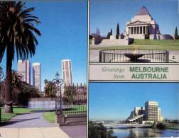 (930) Australia - Melbourne 3 Views - War Memorial & Eternal Flamme - Melbourne
