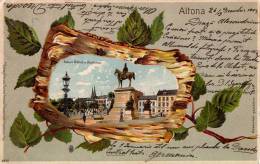 ALTONA : GRUSS Aus... - CARTE POSTALE LITHOGRAPHIÉE Et GAUFRÉE VOYAGÉE En 1904 (n-051) - Altona