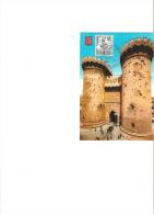 Postal Torres De Cuarto Valencia Con Sello Plan Sur - Storia Postale